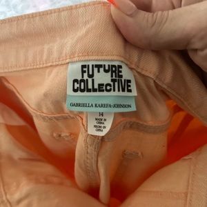 Target Future Collective High Rise Peach Ankle Pants